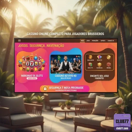 club77 - interface premium - Cadastro na Plataforma